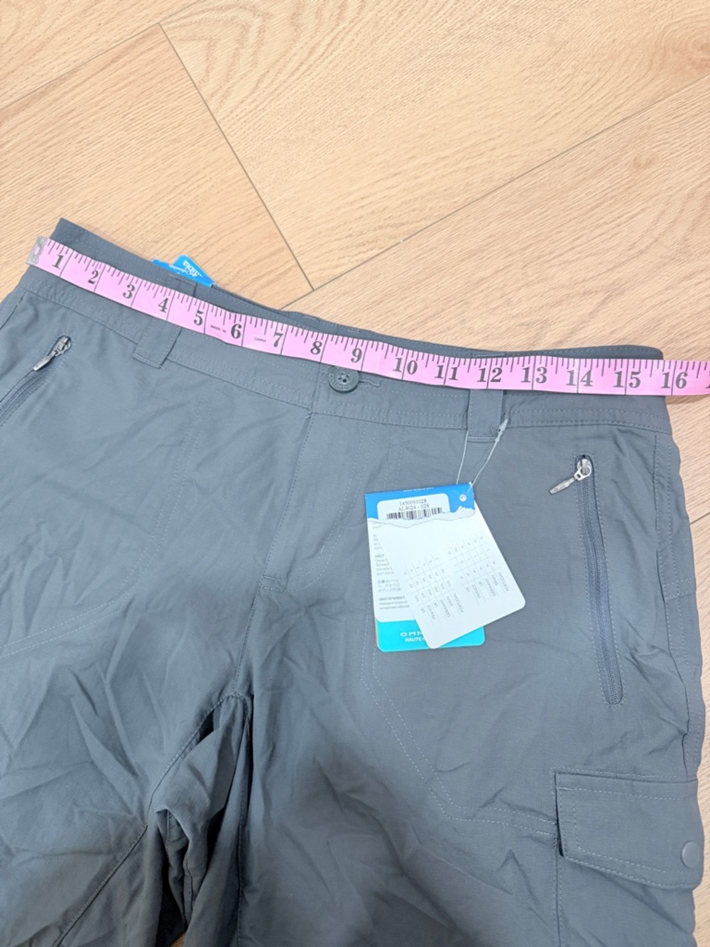 NWT Columbia Women’s Omni-Shade Cargo Shorts Gray Size 8 - Picture 6 of 9